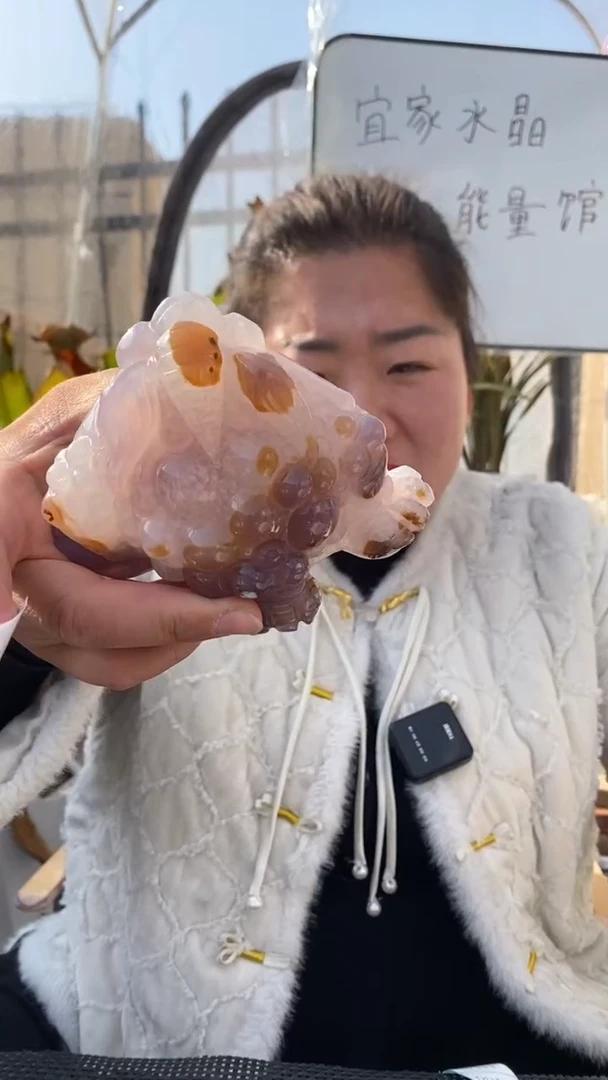 【闪购商品】玛瑙摆件未镶嵌玛瑙金蟾DD108