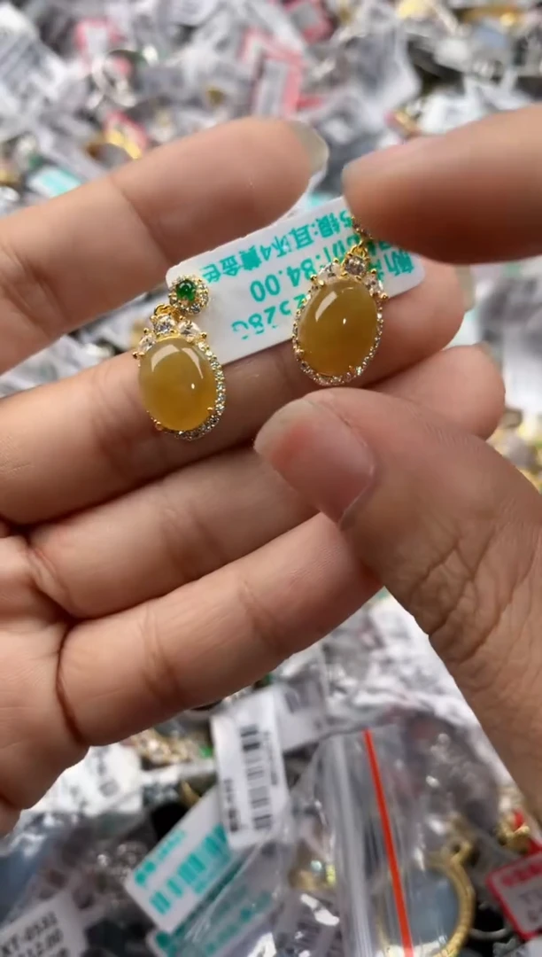 银S925镶嵌戒指翡翠333----9