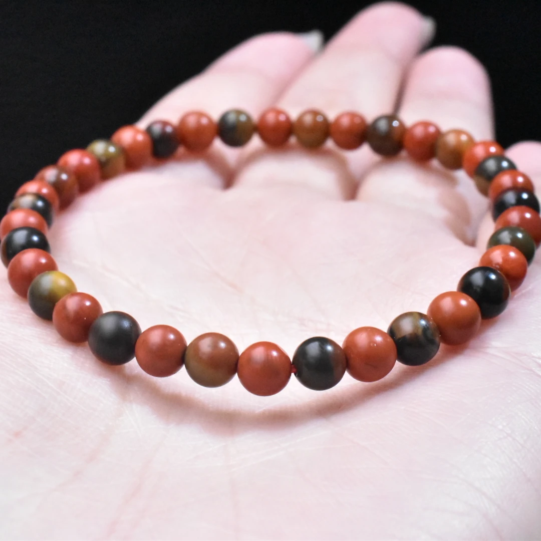 【一九珠宝】卡5mm南红巧家包浆手串-多样性发一件  YJ271