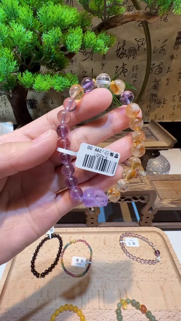 未镶嵌手串水晶手饰@@