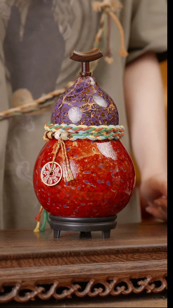 305号精品天然大漆酒葫芦一物一拍~