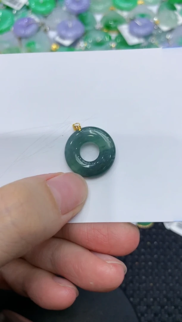 【闪购商品】翡翠颈饰18K金镶嵌111111111111