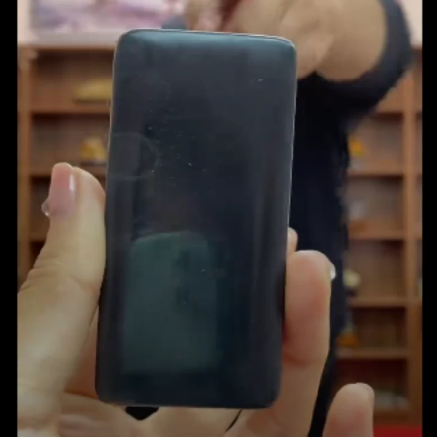 和田青花无事牌吊坠-