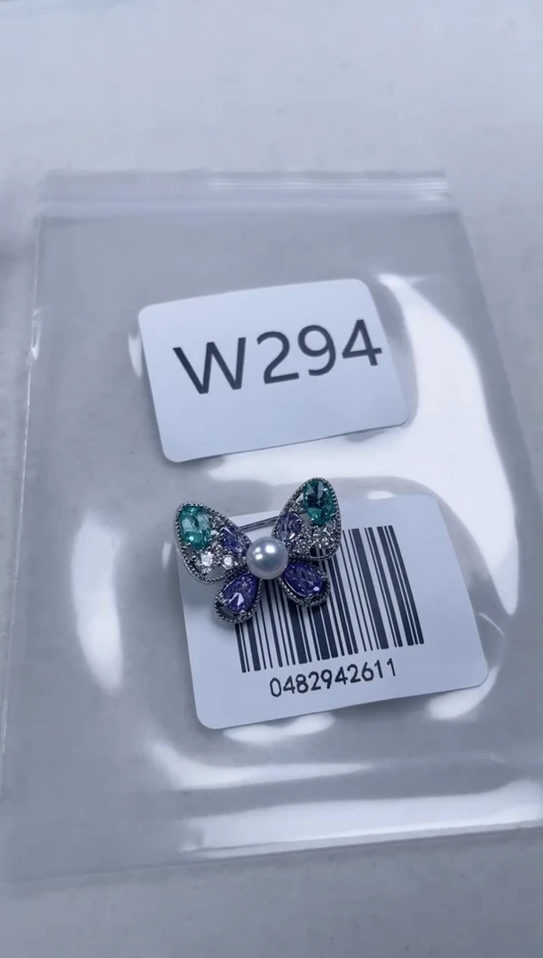 未镶嵌淡水珍珠胸针W294