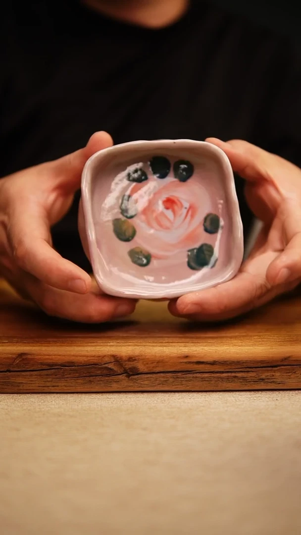 @@陶园瓷舍@@纯手工手绘@高温釉下彩