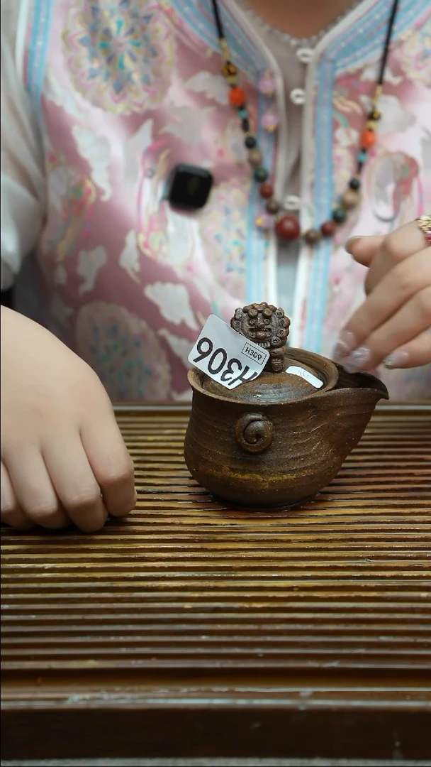 万古烧粗陶手工茶具