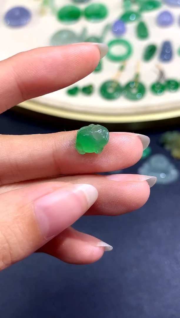 未镶嵌定制翡翠毛货翡翠|5980