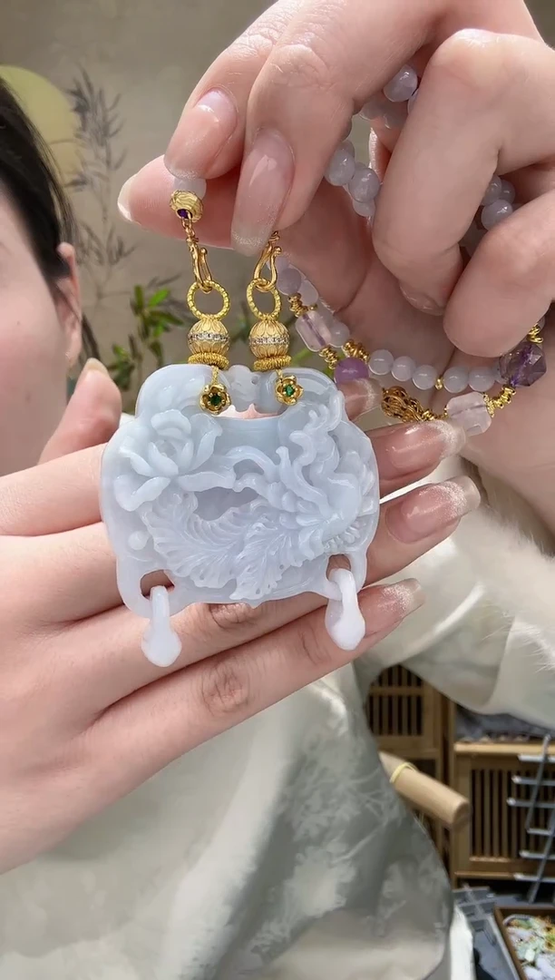 【闪购商品】翡翠耳饰未镶嵌吊坠