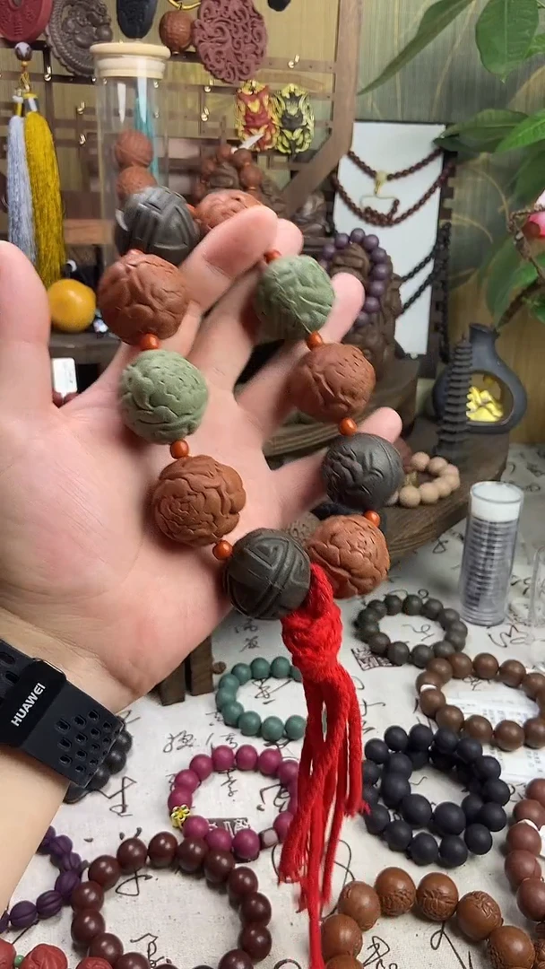 泥塑舍*微瑕五方大手持款10颗