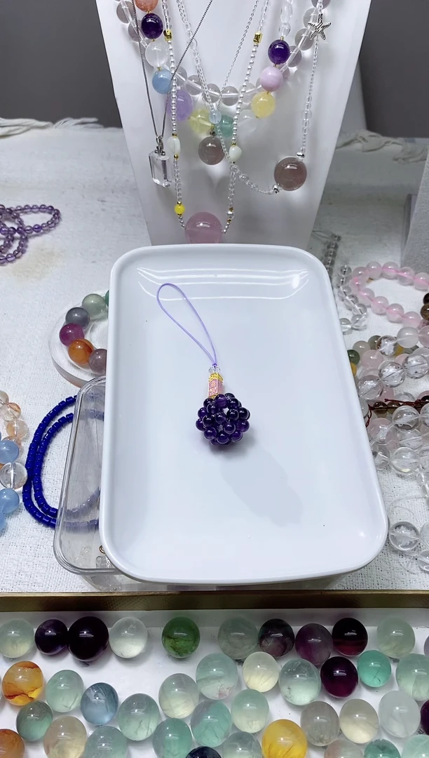 紫晶摆件未镶嵌挂件