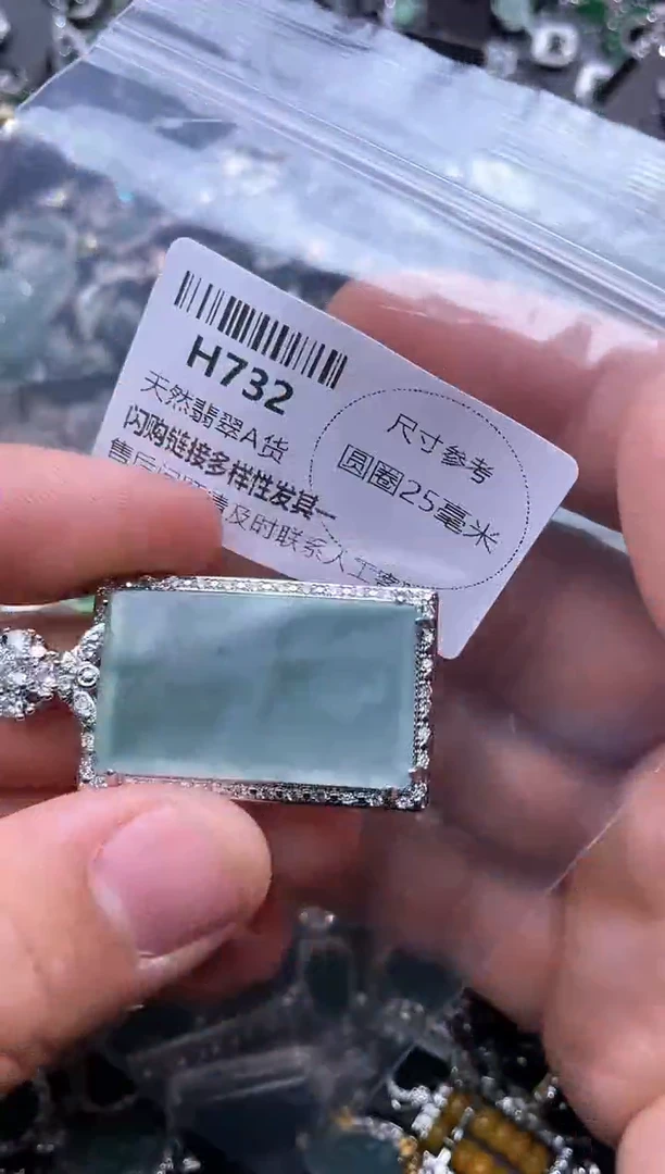 【闪购商品】翡翠颈饰未镶嵌H732吊坠