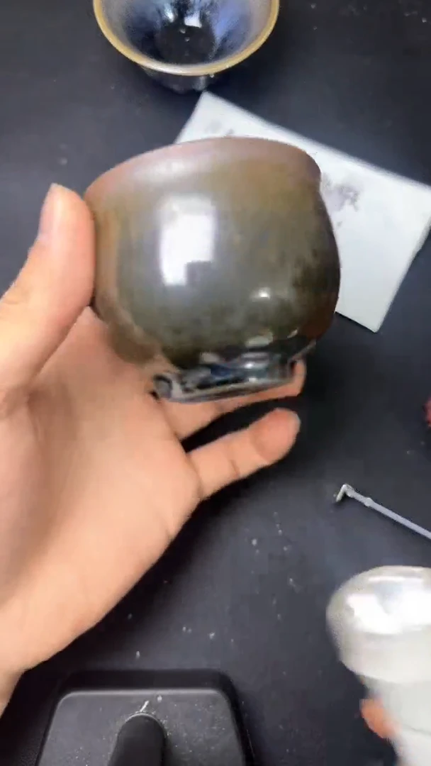 【闪购商品】茶盏建窑建盏微瑕茶器149