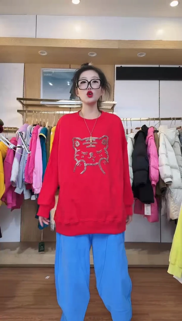 百搭宽松大码上衣