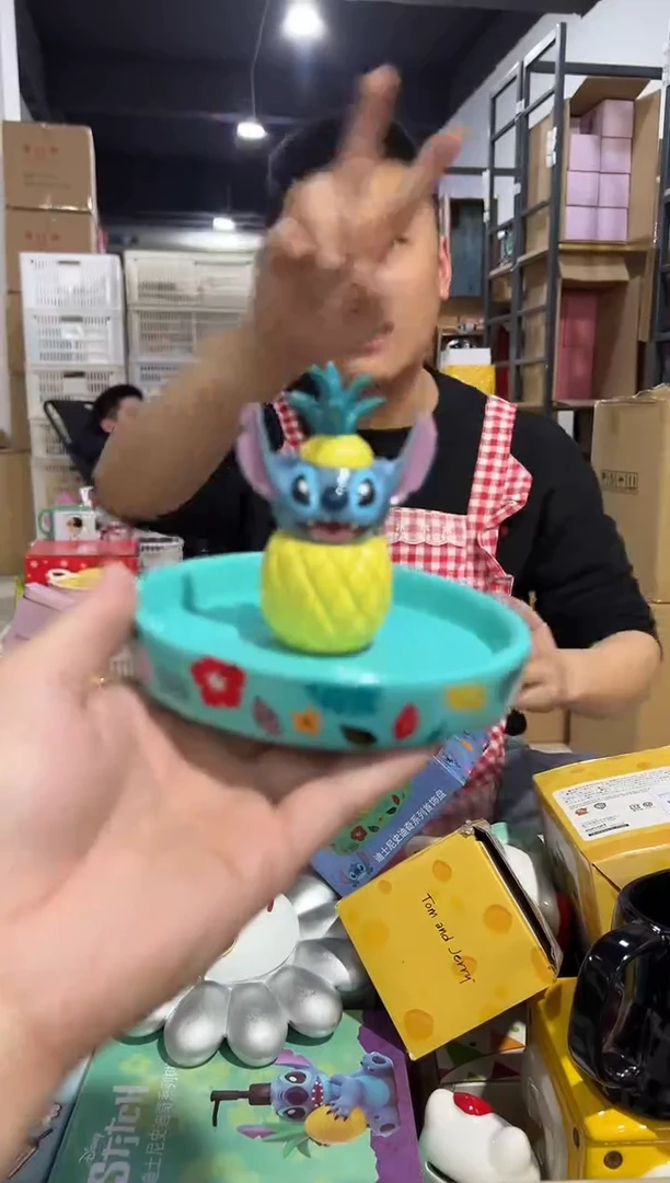【闪购商品】杯原盒史迪仔菠萝首饰盘