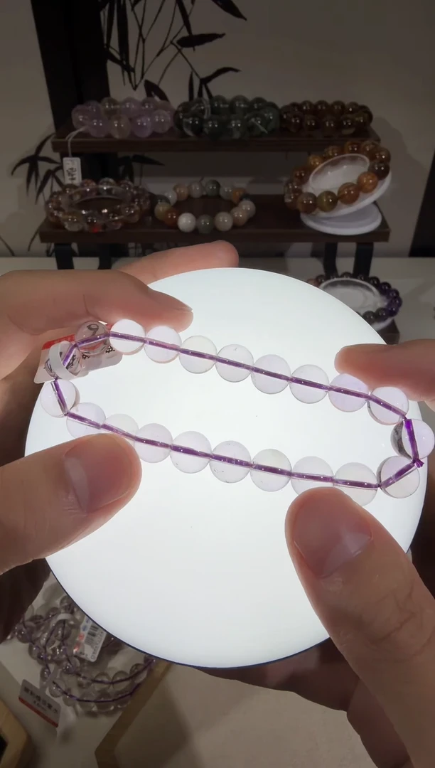 未镶嵌手串水晶SJ-306玻利维亚紫水晶手串