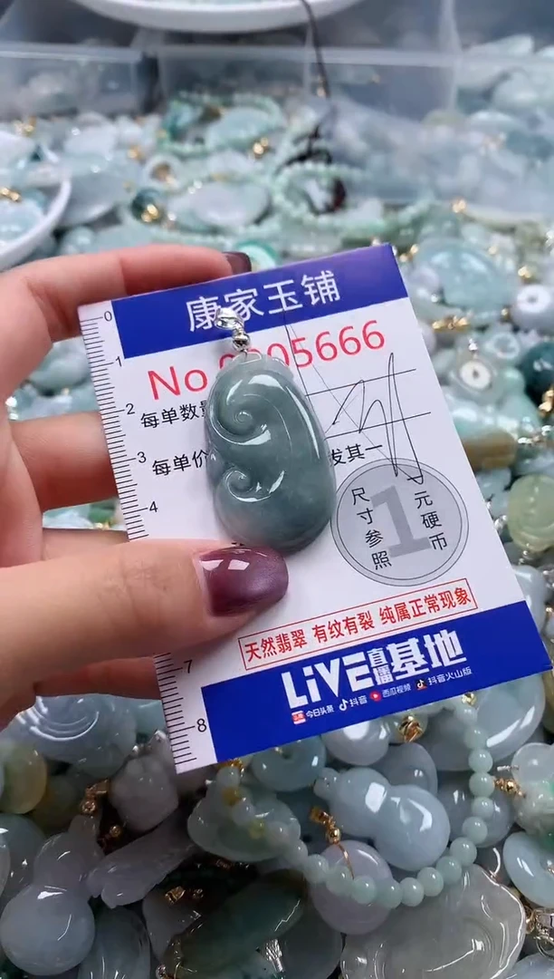 翡翠未镶嵌吊坠(不含链)5666