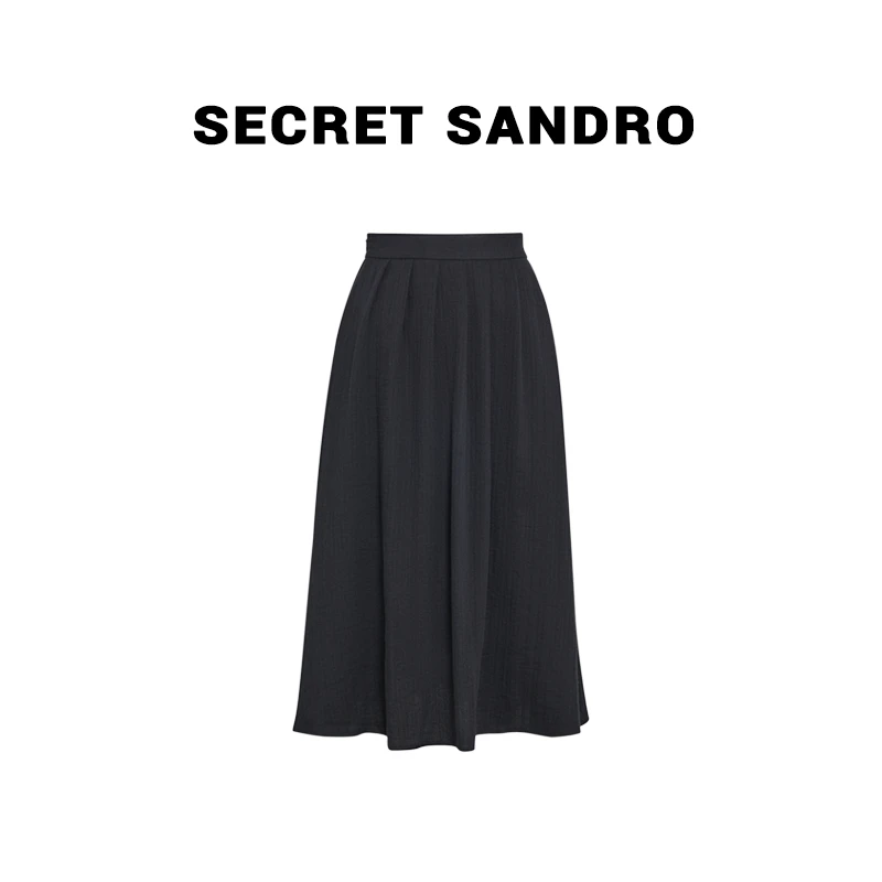 【亚麻裙】  【Secret Sandro】 鸥小柒 半身裙 B55221165Q