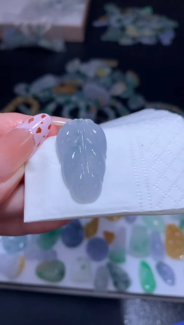 未镶嵌定制翡翠叶子