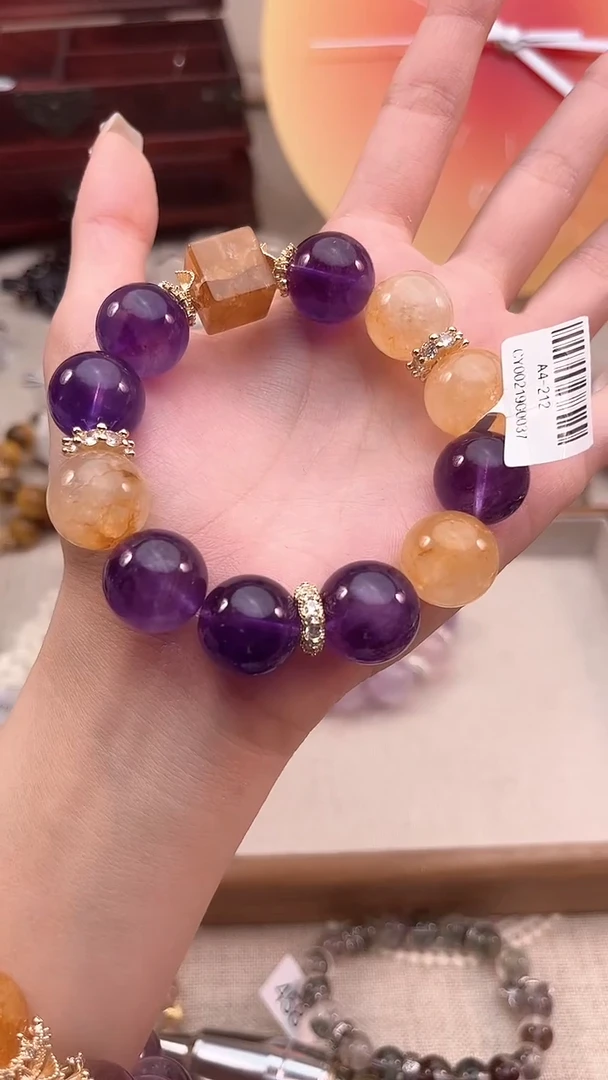 【闪购商品】水晶手链未镶嵌多样性发货颜色微差任发其一