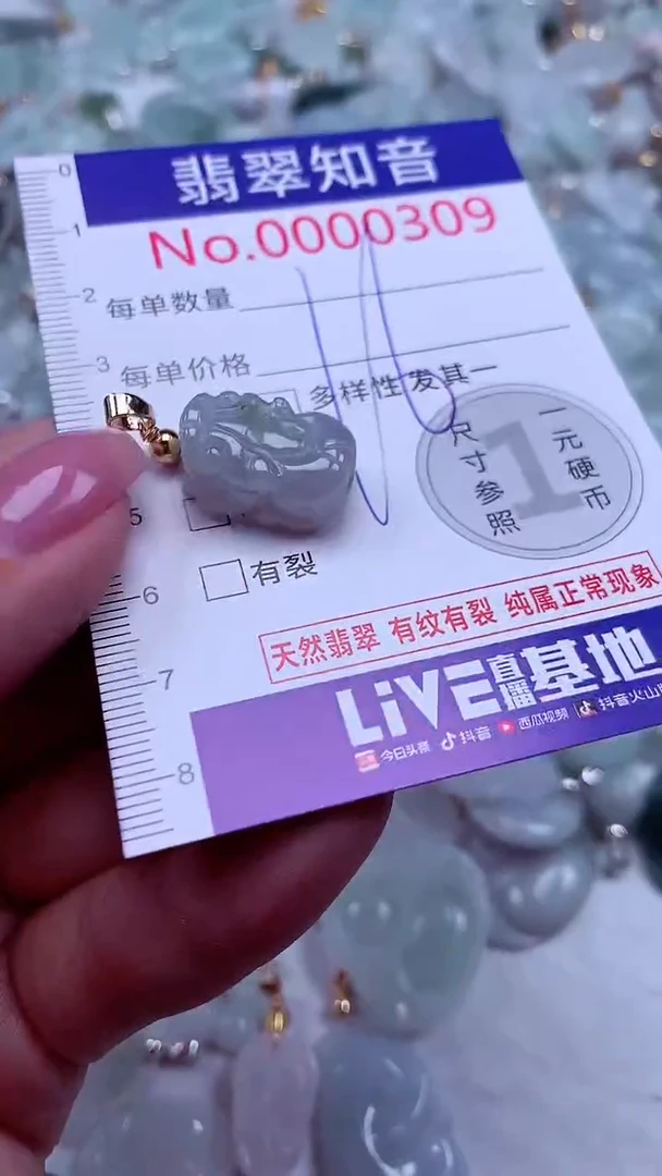 吊坠(不含链)未镶嵌翡翠309