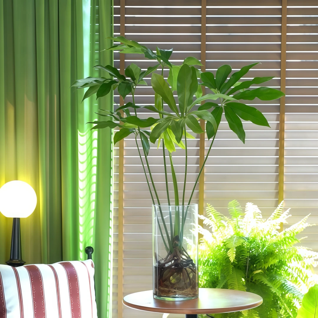 【水培】印第安羽毛五子登科室内简约绿植耐阴耐热网红观叶北欧风