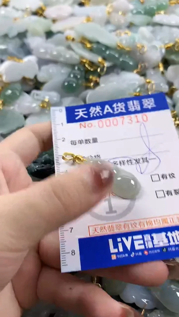颈饰未镶嵌翡翠天然A货翡翠