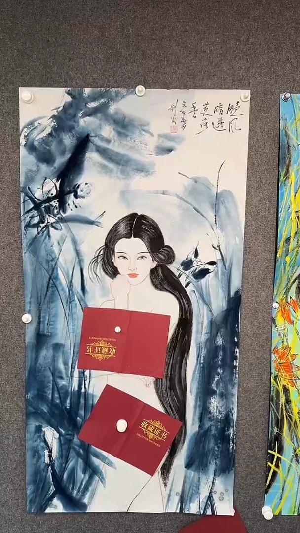 国画刘俊老师四尺