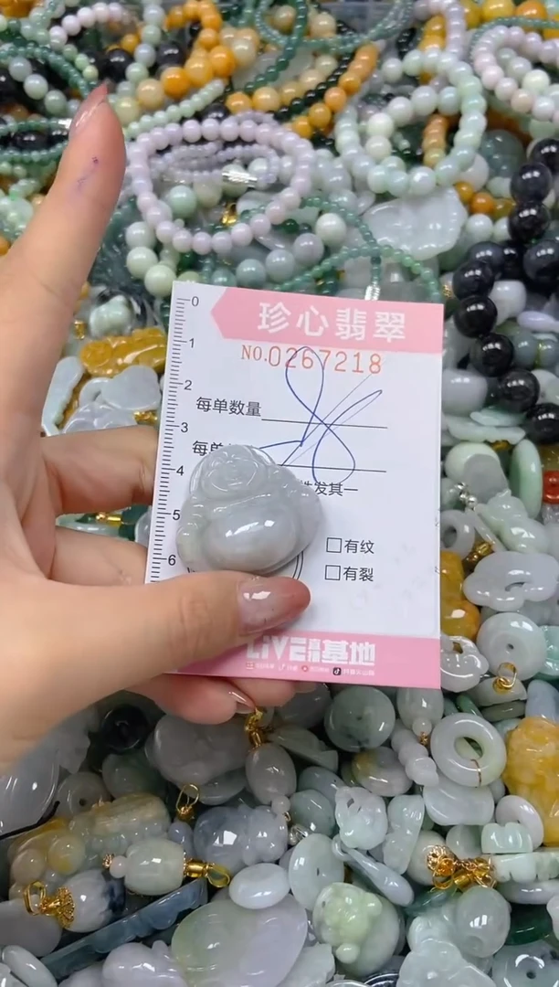 翡翠未镶嵌颈饰闪购0267218