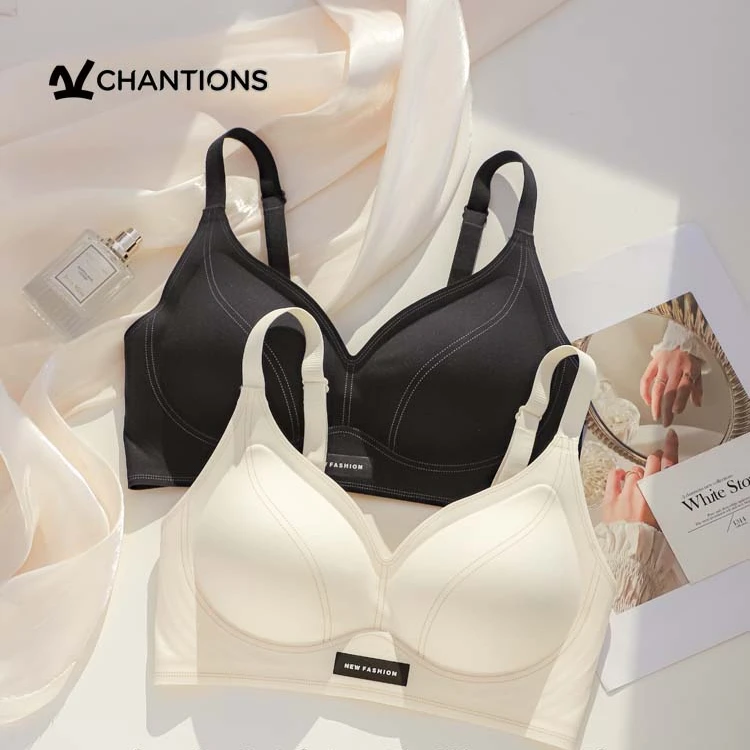 欧若风无痕内衣女士小胸聚拢显大无钢圈收副乳防下垂果冻条文胸罩