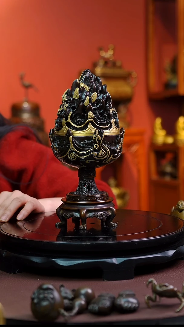 【闪购商品】带底座博山熏香炉      周阳