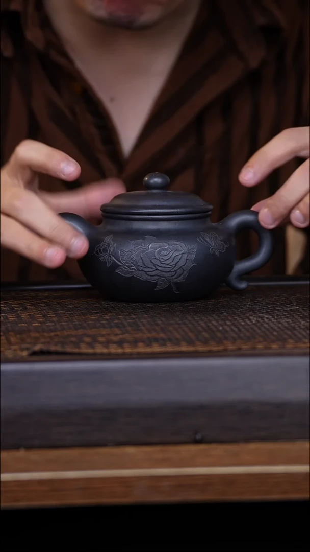 茶壶紫砂宜兴手工原矿紫砂壶001