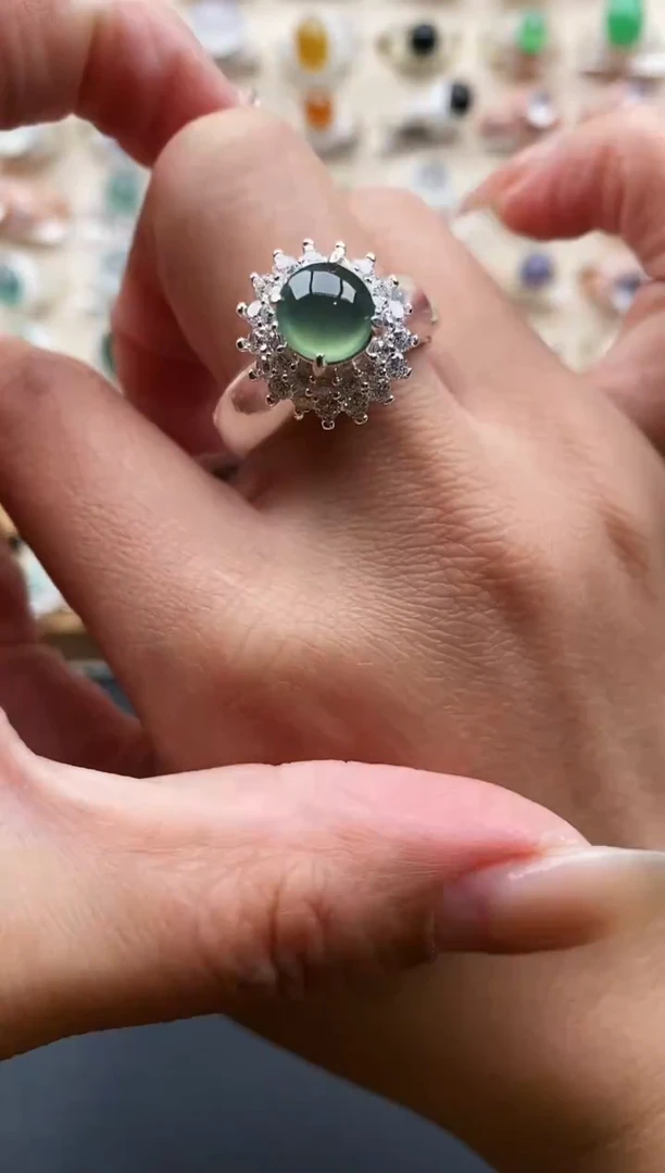 未镶嵌戒指翡翠缅甸天然A货翡翠3 7-2