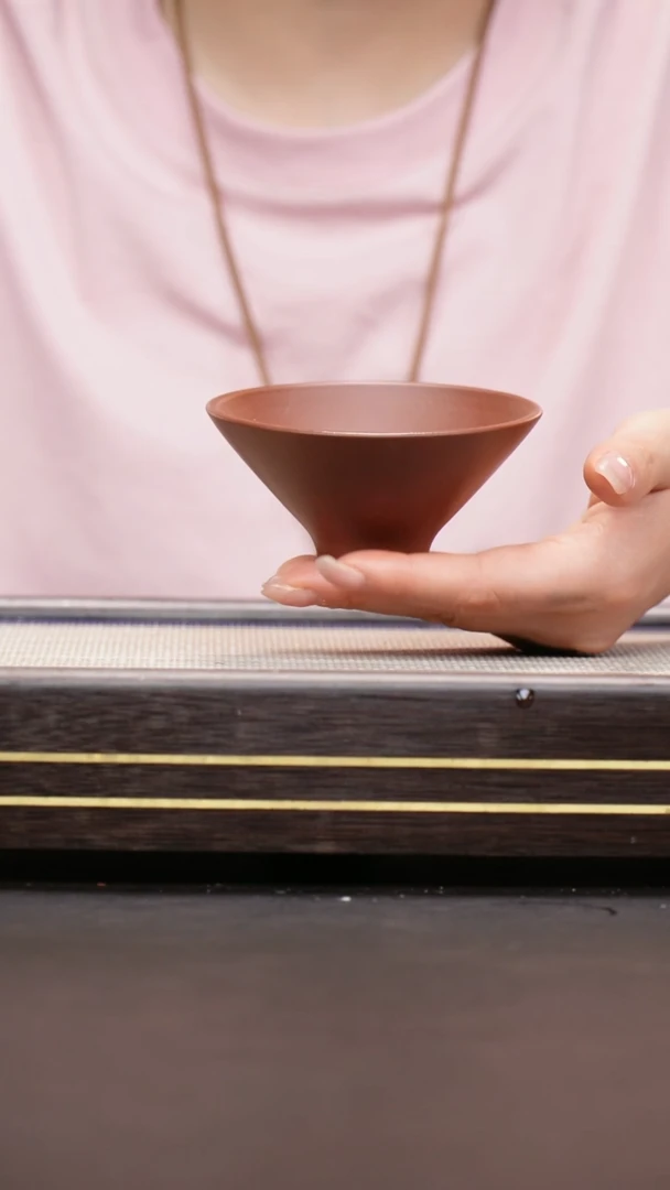 茶壶紫砂紫泥  斗笠杯