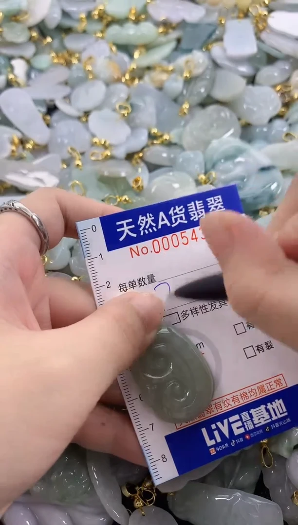 颈饰未镶嵌翡翠天然A货翡翠