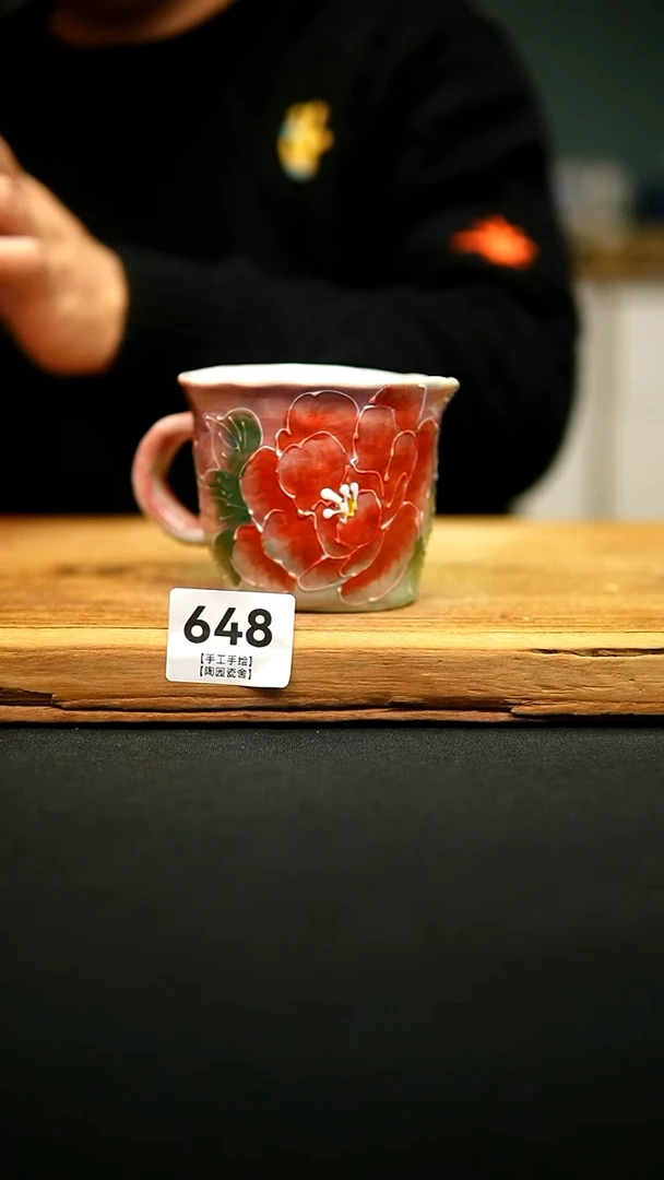@@陶园瓷舍@@纯手工手绘@高温釉下彩