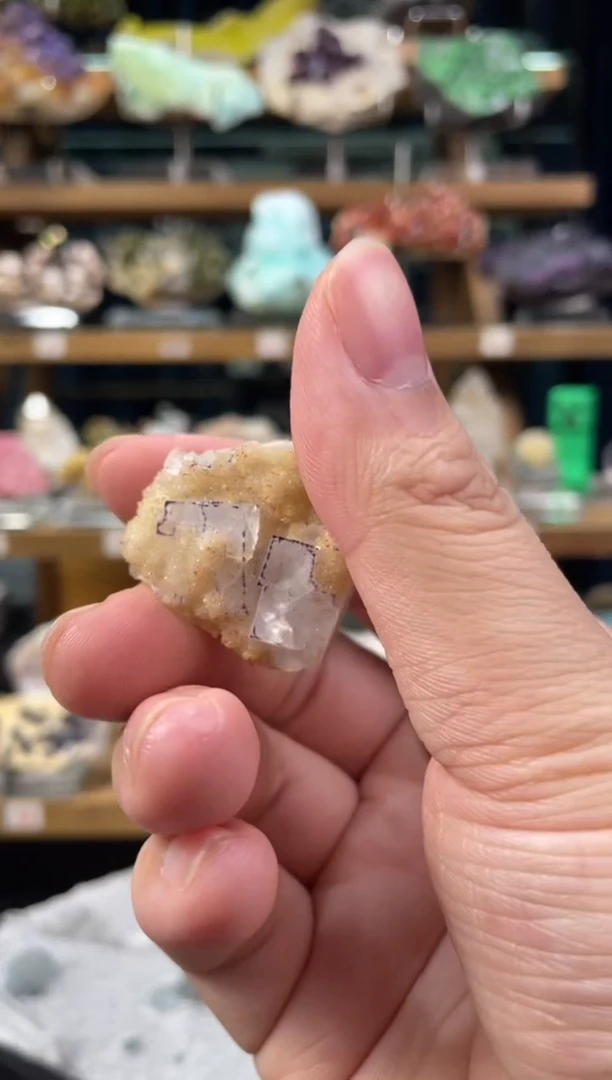 石材贵州紫边萤石