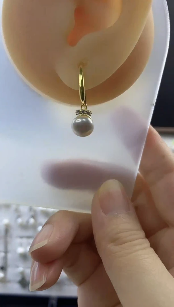 合金耳饰淡水珍珠61