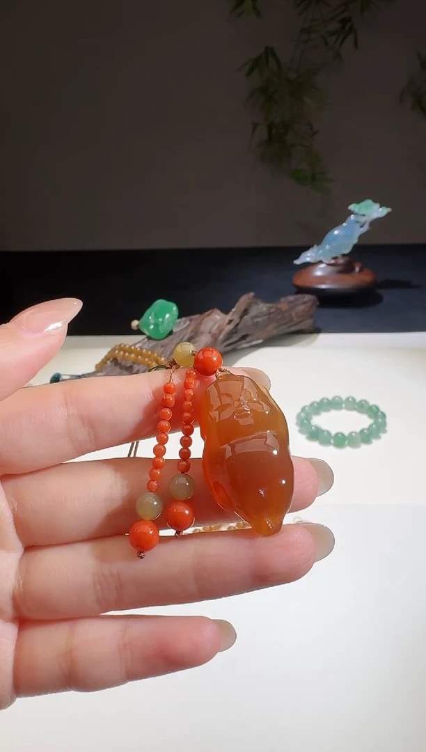 【闪购商品】玛瑙/玉髓车挂未镶嵌【鑫鑫】