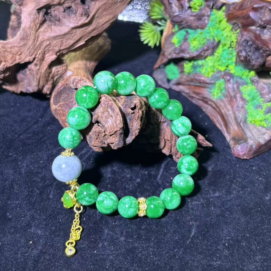 天然A货翡翠飘花-F05