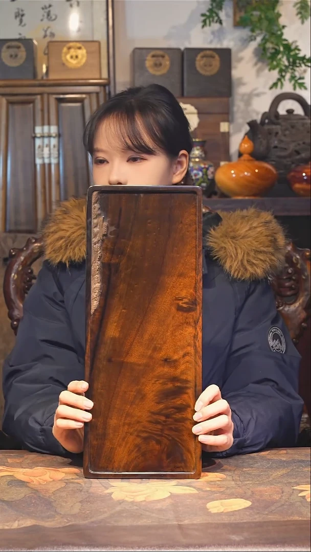 金丝楠小叶桢楠【69】纯手工精雕 整板整雕 满花干料茶盘