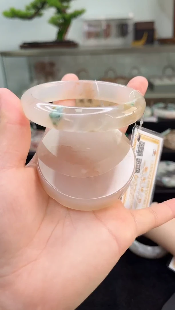 未镶嵌手镯石英质玉63圈口（赠品镯心）36593398