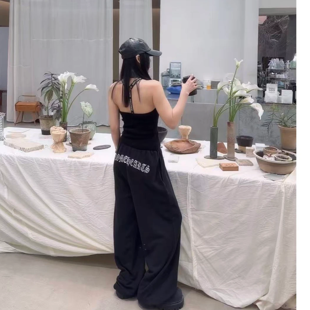 RUYIFASH印花宽松阔腿卫裤