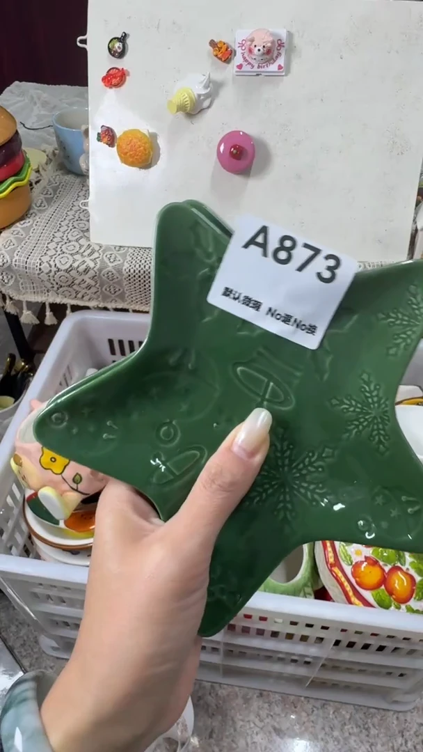 摆件陶小*灰默认微瑕！满20包邮