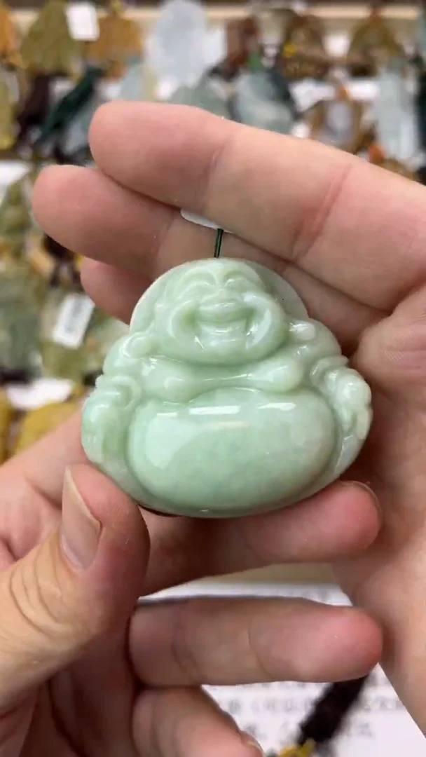 颈饰未镶嵌翡翠天然翡翠
