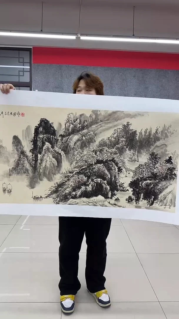 【闪购商品】国画梁东安手绘国画