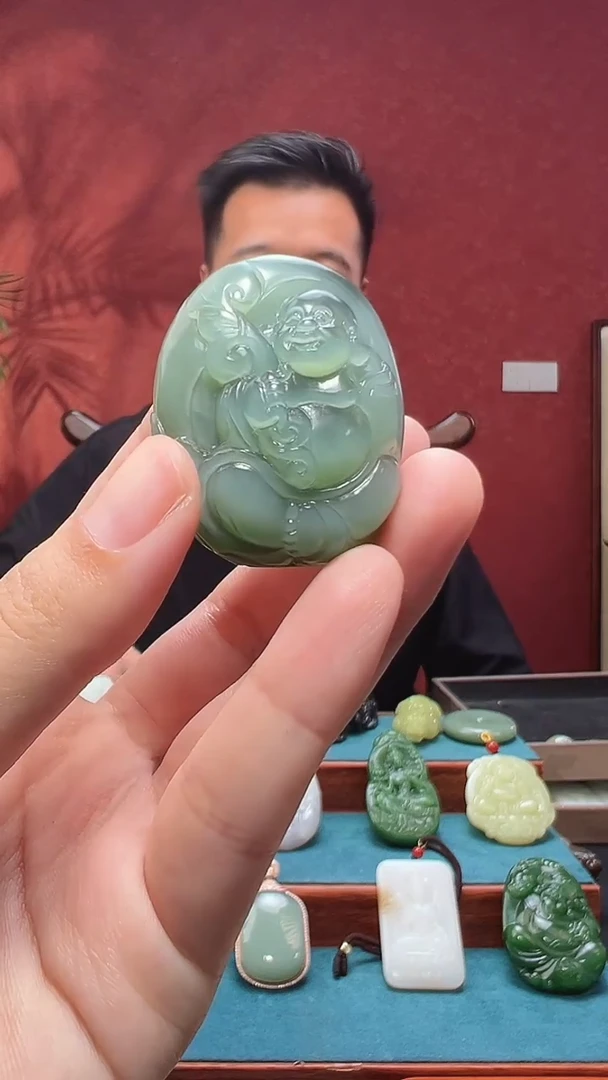 吊坠(不含链)未镶嵌和田玉1