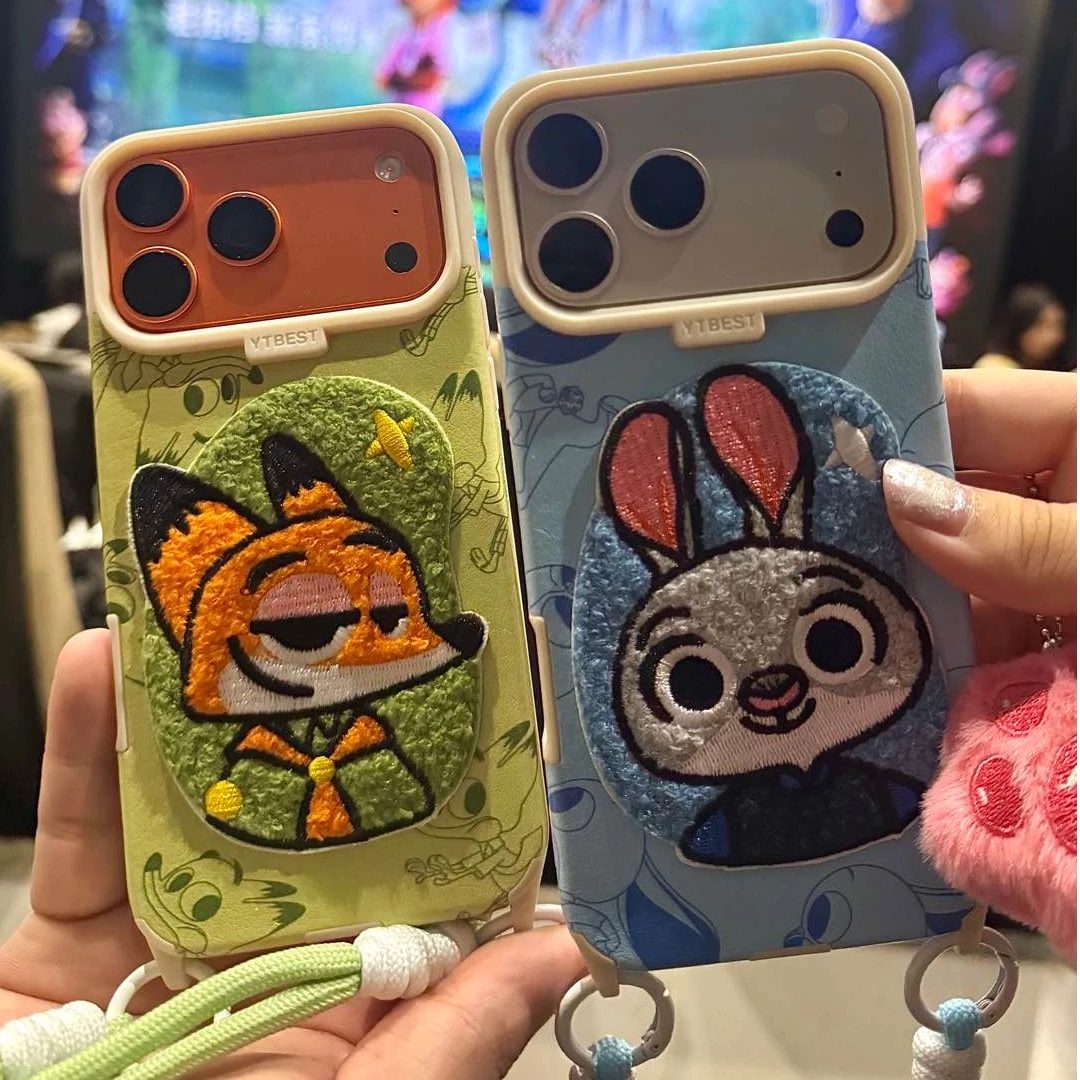 朱迪尼克适用苹果iPhone17pro16pm苹果15疯狂动物城手机壳情侣防