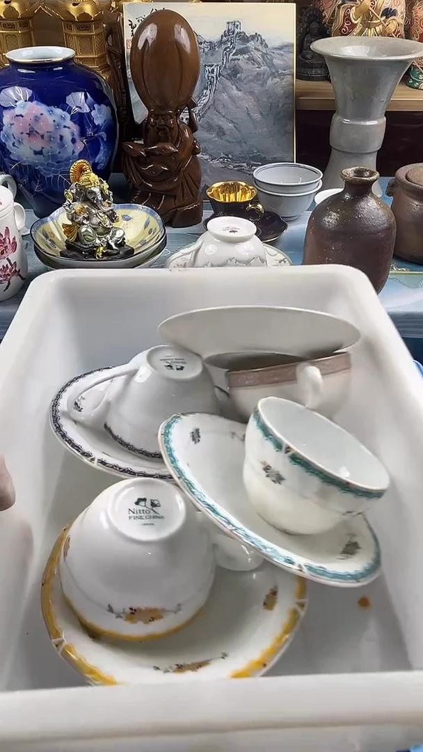 瓷片高*英歌瓷器满28包邮