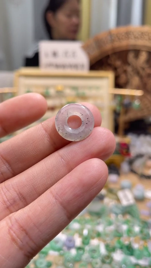 颈饰未镶嵌翡翠甜甜圈