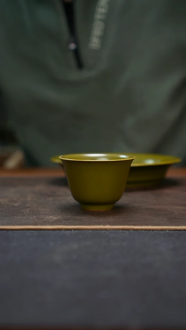 杯景德镇茶叶末玉兰杯